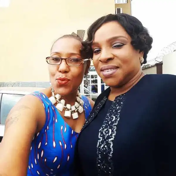 Actress Shan George, Liz Benson And Zack Orji Pictured On Set In Cross River